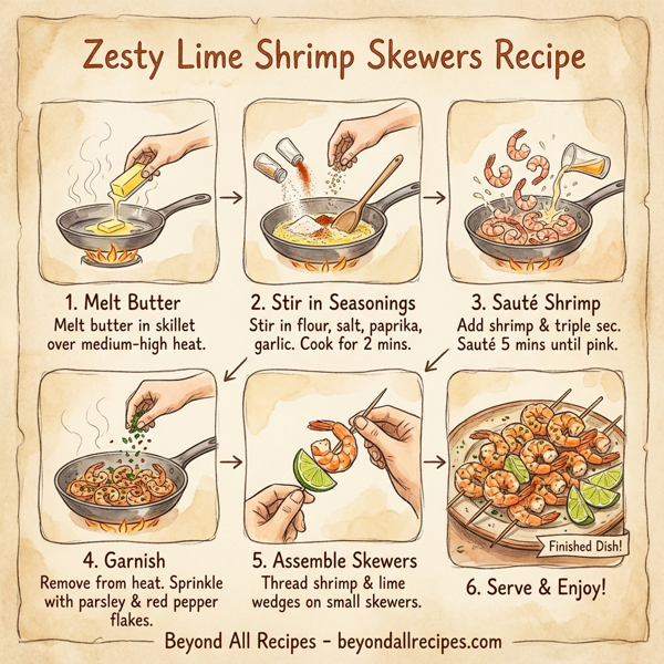 Zesty Lime Shrimp Skewers instructions