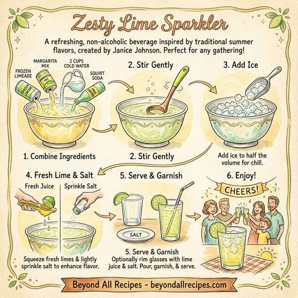 Zesty Lime Sparkler instructions