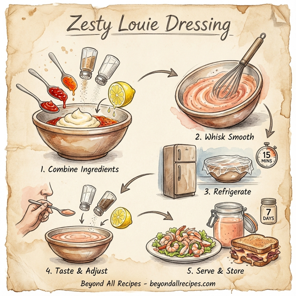 Zesty Louie Dressing instructions