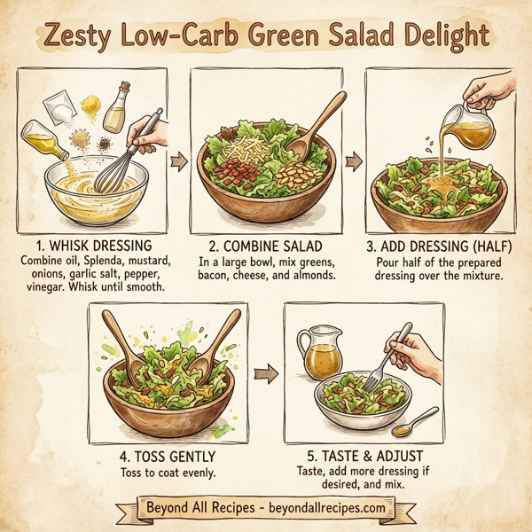 Zesty Low-Carb Green Salad Delight instructions