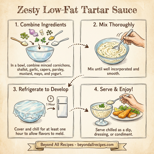 Zesty Low-Fat Tartar Sauce instructions