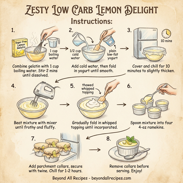 Zesty Low Carb Lemon Delight instructions