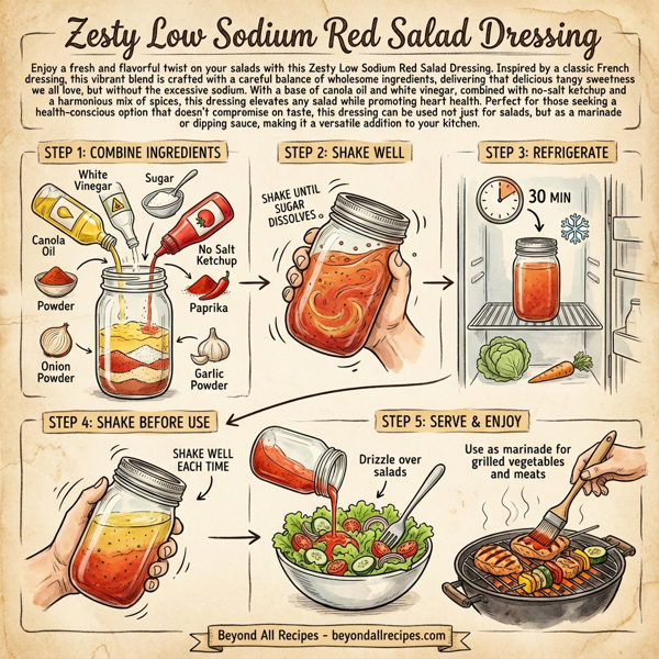 Zesty Low Sodium Red Salad Dressing instructions