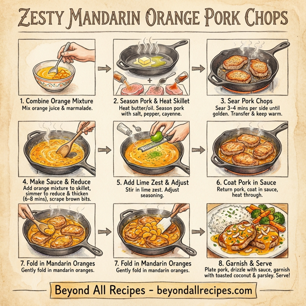 Zesty Mandarin Orange Pork Chops instructions