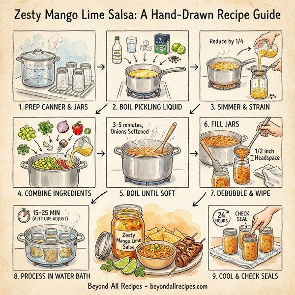 Zesty Mango Lime Salsa instructions