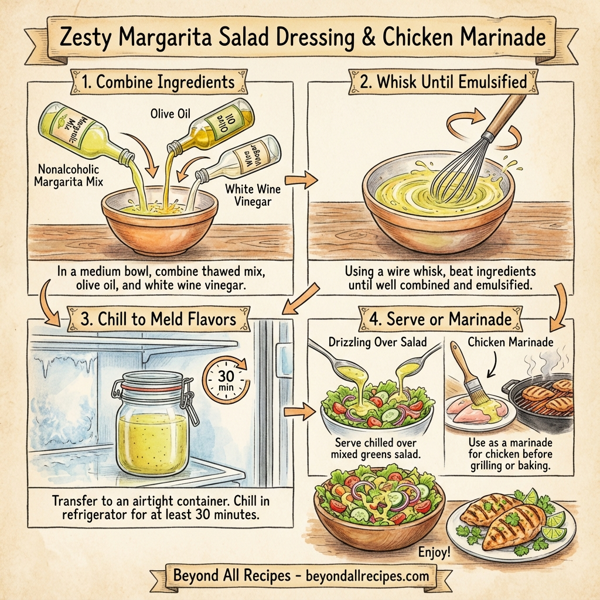 Zesty Margarita Salad Dressing & Chicken Marinade instructions