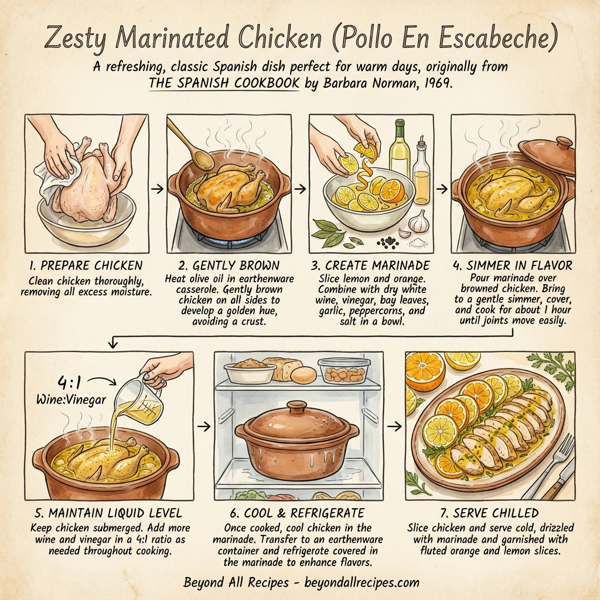 Zesty Marinated Chicken (Pollo En Escabeche) instructions