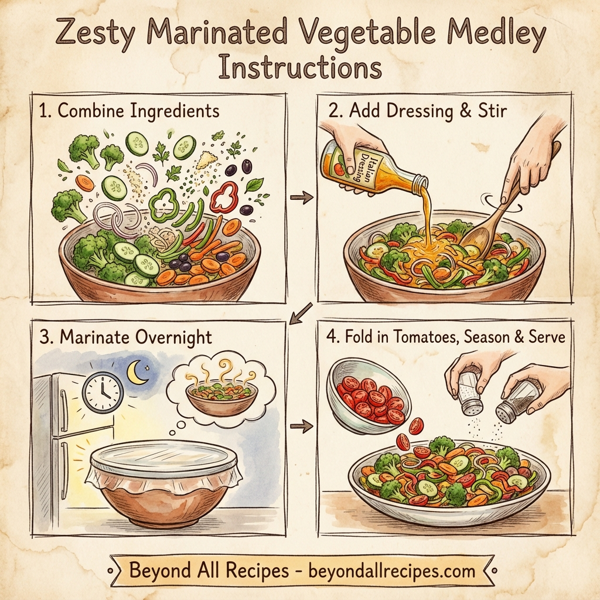 Zesty Marinated Vegetable Medley instructions