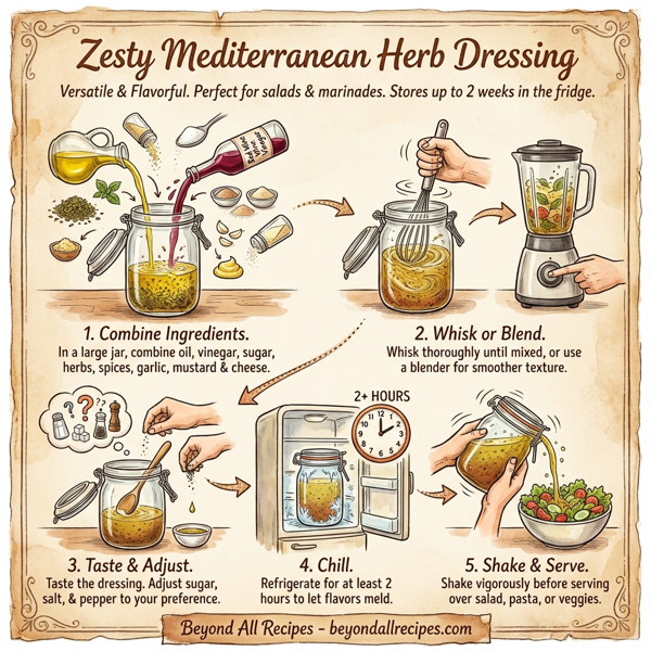 Zesty Mediterranean Herb Dressing instructions