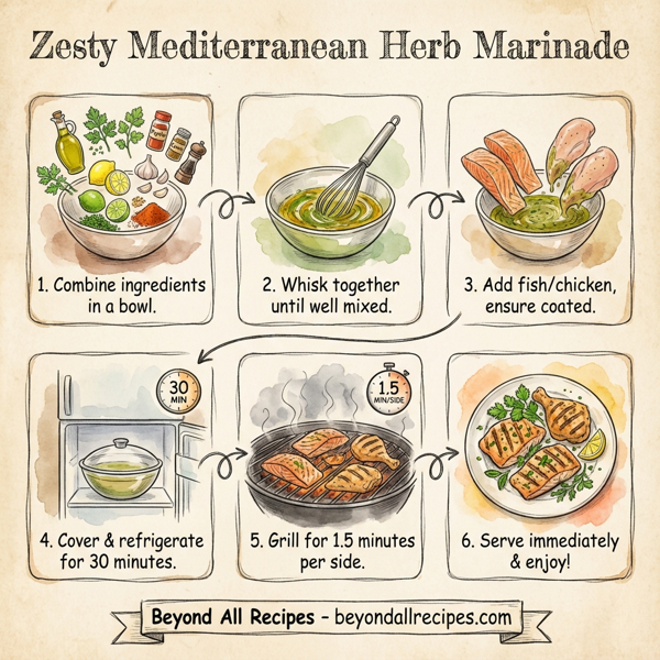 Zesty Mediterranean Herb Marinade instructions