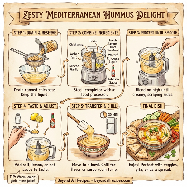 Zesty Mediterranean Hummus Delight instructions
