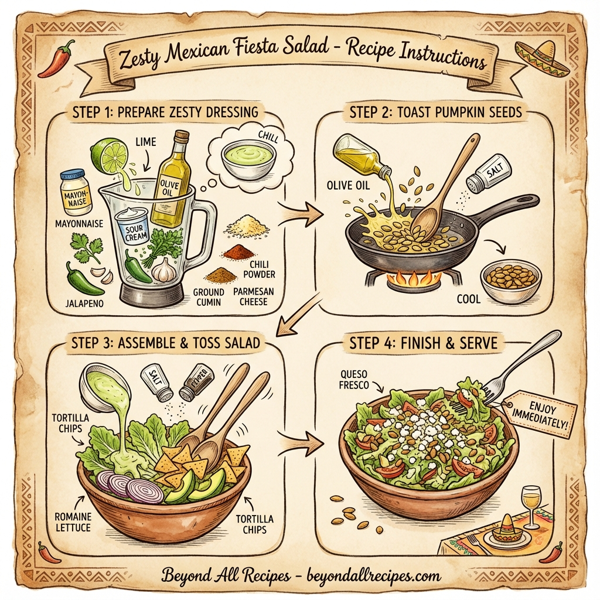 Zesty Mexican Fiesta Salad instructions
