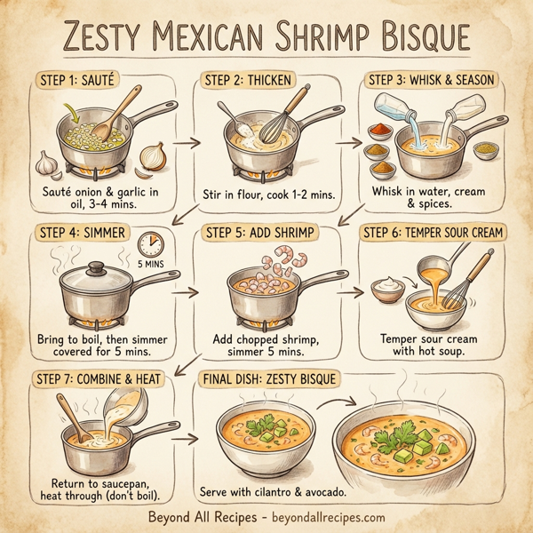 Zesty Mexican Shrimp Bisque instructions