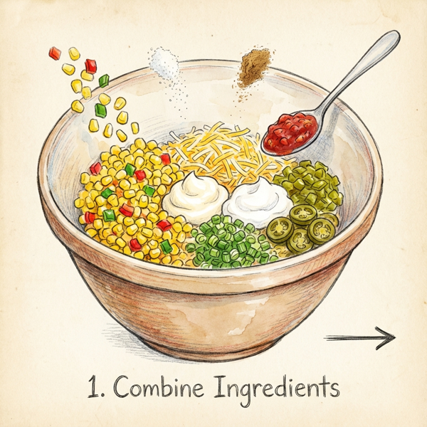 Zesty Mexican Street Corn Dip instructions