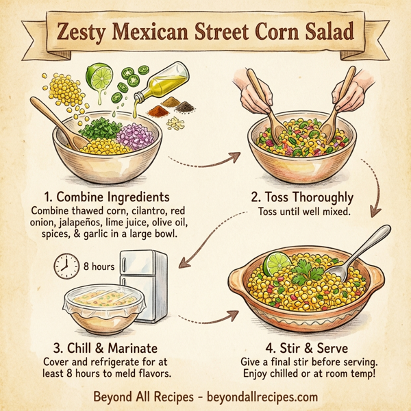 Zesty Mexican Street Corn Salad instructions