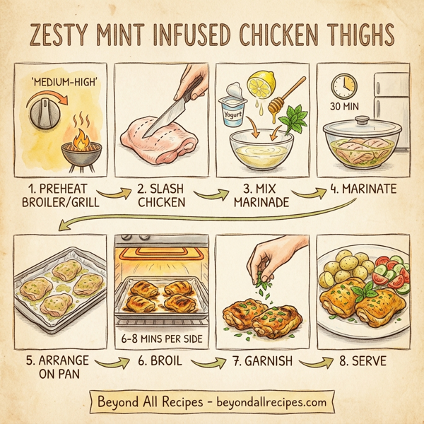 Zesty Mint Infused Chicken Thighs instructions