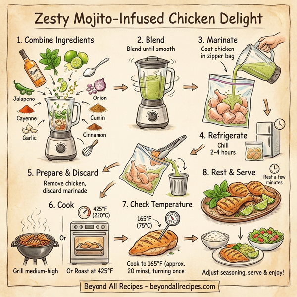 Zesty Mojito-Infused Chicken Delight instructions