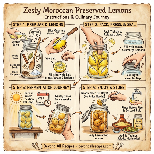 Zesty Moroccan Preserved Lemons instructions