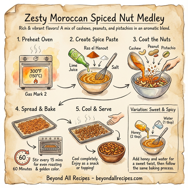 Zesty Moroccan Spiced Nut Medley instructions