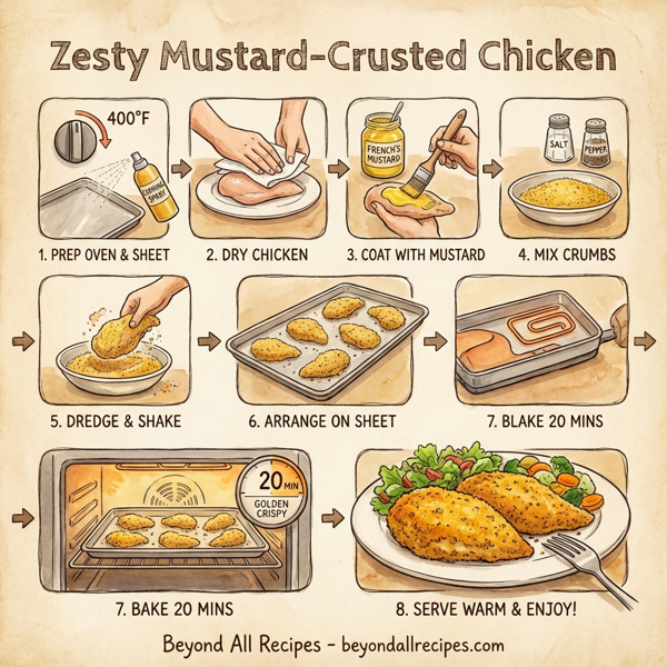 Zesty Mustard-Crusted Chicken instructions