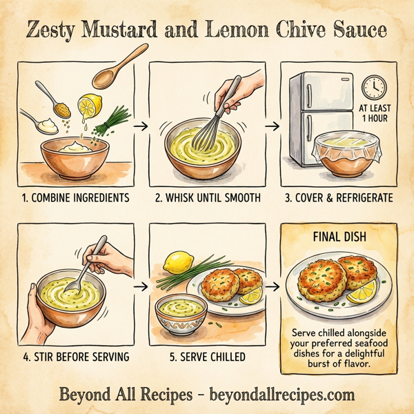 Zesty Mustard and Lemon Chive Sauce instructions