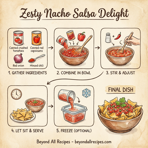 Zesty Nacho Salsa Delight instructions