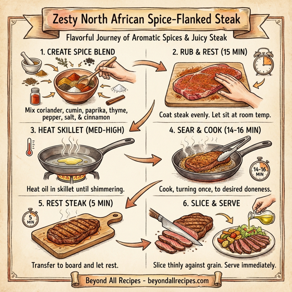 Zesty North African Spice-Flanked Steak instructions