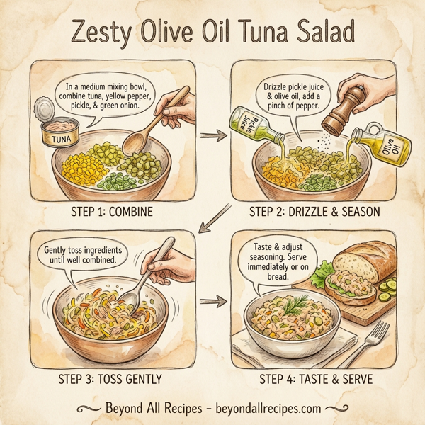 Zesty Olive Oil Tuna Salad instructions