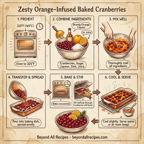 Zesty Orange-Infused Baked Cranberries instructions