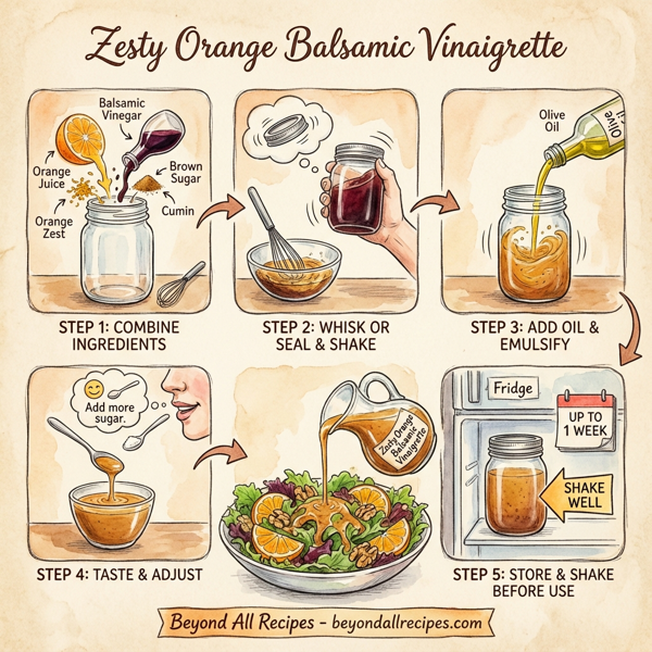 Zesty Orange Balsamic Vinaigrette instructions