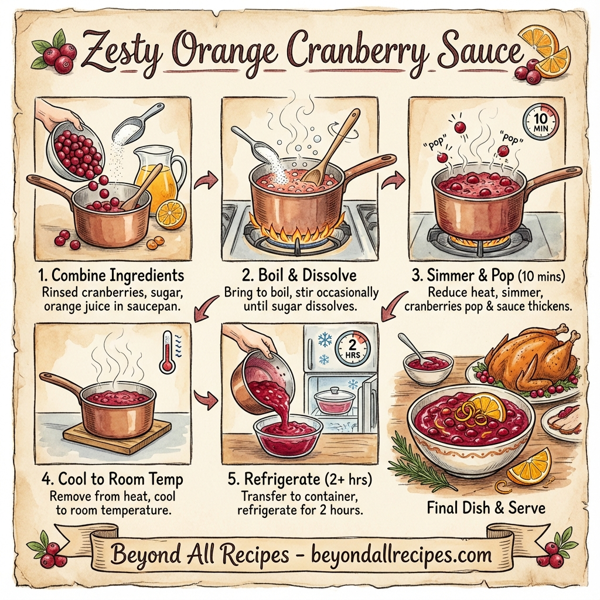 Zesty Orange Cranberry Sauce instructions
