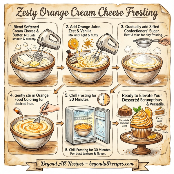 Zesty Orange Cream Cheese Frosting instructions