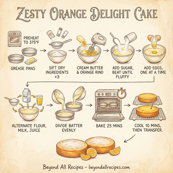 Zesty Orange Delight Cake instructions