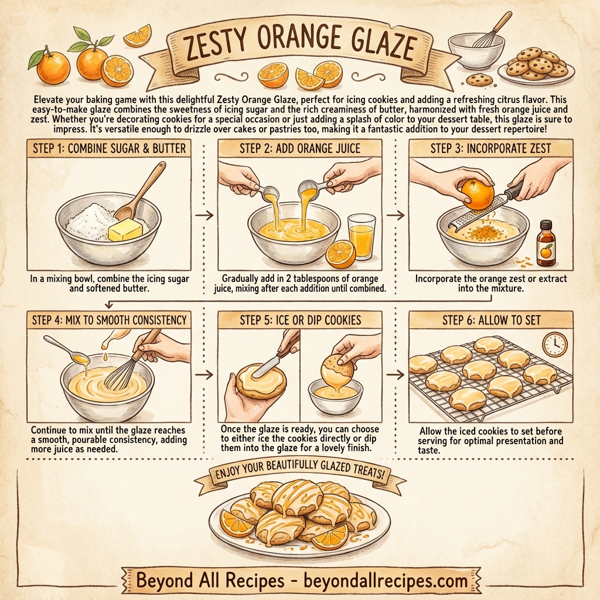 Zesty Orange Glaze instructions