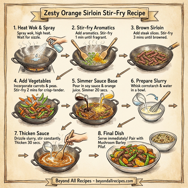 Zesty Orange Sirloin Stir-Fry instructions