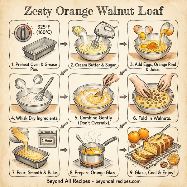 Zesty Orange Walnut Loaf instructions