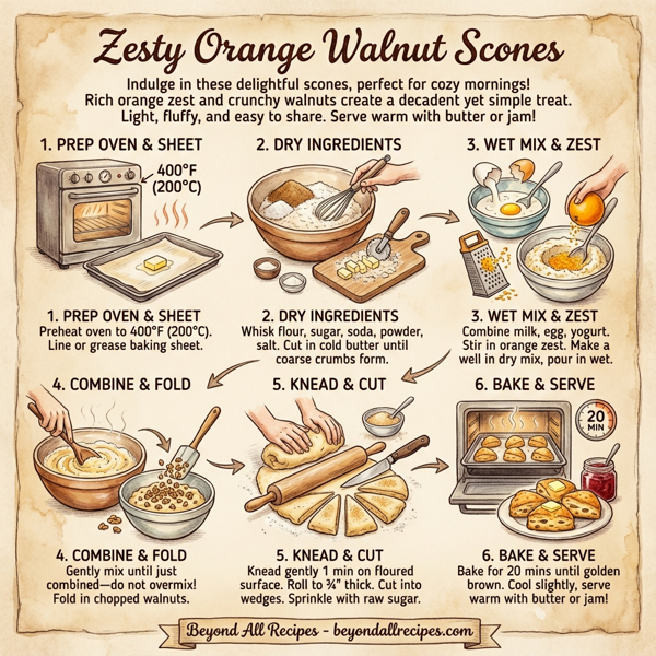 Zesty Orange Walnut Scones instructions