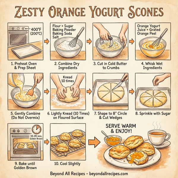 Zesty Orange Yogurt Scones instructions