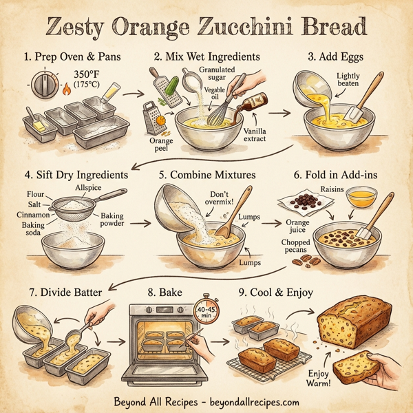 Zesty Orange Zucchini Bread instructions