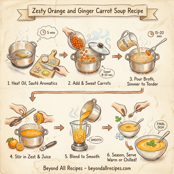 Zesty Orange and Ginger Carrot Soup instructions