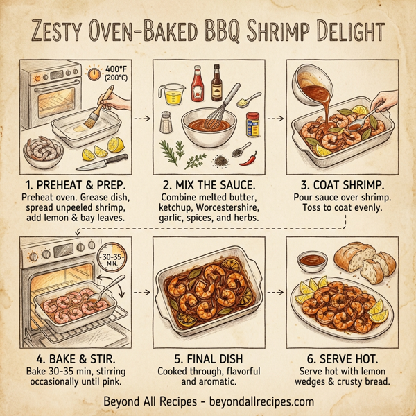 Zesty Oven-Baked BBQ Shrimp Delight instructions