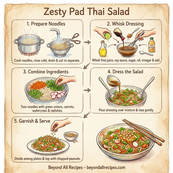 Zesty Pad Thai Salad instructions