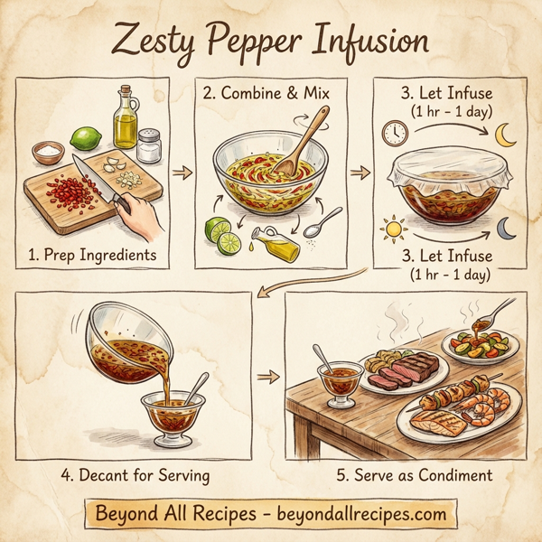 Zesty Pepper Infusion instructions