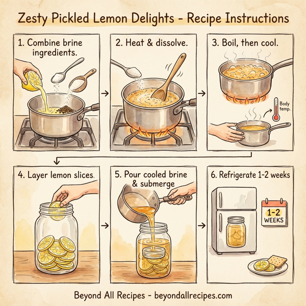 Zesty Pickled Lemon Delights instructions