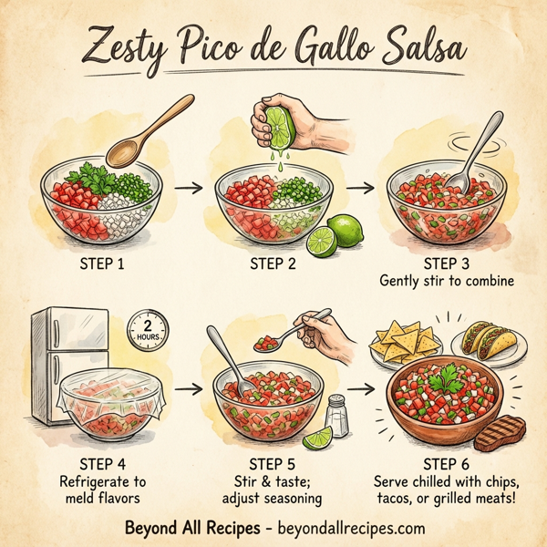 Zesty Pico de Gallo Salsa instructions