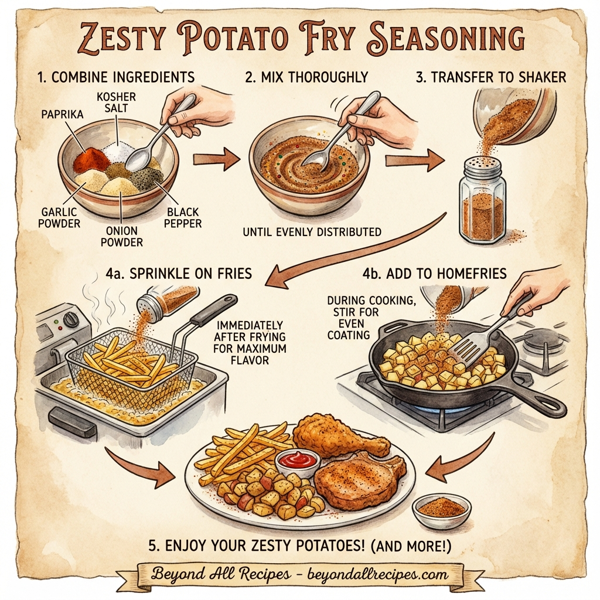 Zesty Potato Fry Seasoning instructions