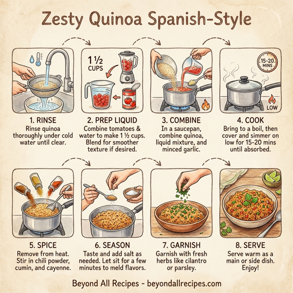 Zesty Quinoa Spanish-Style instructions