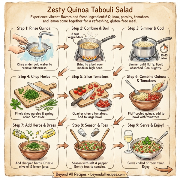 Zesty Quinoa Tabouli Salad instructions