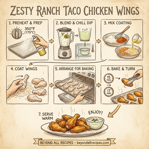 Zesty Ranch Taco Chicken Wings instructions