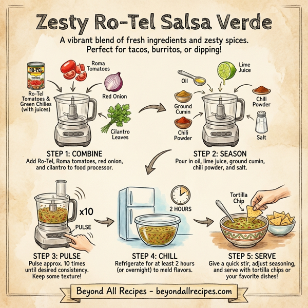 Zesty Ro-Tel Salsa Verde instructions